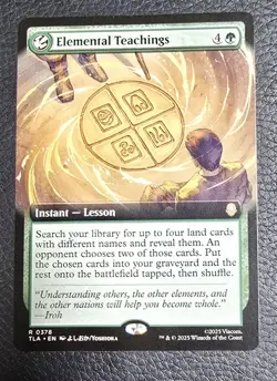 Elemental Teachings Avatar: The Last Airbender Extended Art Regular MTG Magic - Image 1