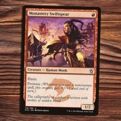 Monastery Swiftspear - NM - Khans of Tarkir - MTG - Magic - Image 1