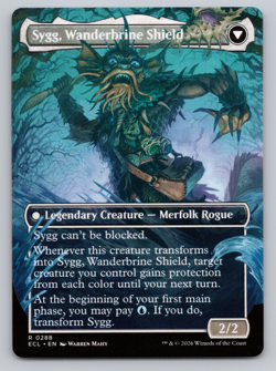 Sygg, Wanderwine Wisdom Borderless - Lorwyn Eclipsed MTG - Image 2