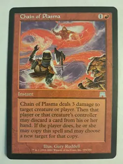 Chain of Plasma (193/350) Onslaught LP Magic MTG BULK DISCOUNT - Image 1