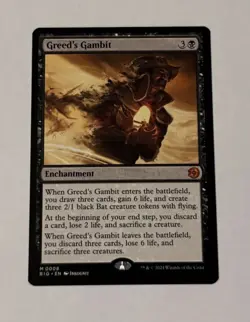 MTG Greed's Gambit - Outlaws of Thunder Junction: The Big Score LP - Image 1