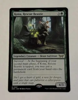 MTG Kona, Rescue Beastie - Duskmourn: House of Horror LP - Image 1