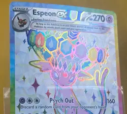 Espeon Ex 175 Promo Pokemon TCG Scarlet & Violet Promo Card Holo Rare Near Mint+ - Image 3