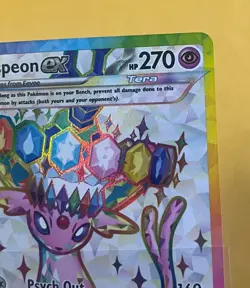 Espeon Ex 175 Promo Pokemon TCG Scarlet & Violet Promo Card Holo Rare Near Mint+ - Image 5