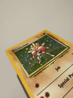 Hitmonchan HOLO 7/102 1999 Pokemon TCG BASE SET WOTC WIZARDS OF THE COAST. LP - Image 3