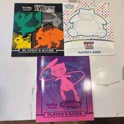 Pokemon TCG Player's Guide Book Lot Of 3; Evolving Skies, 151, Fusion Strike - Image 1