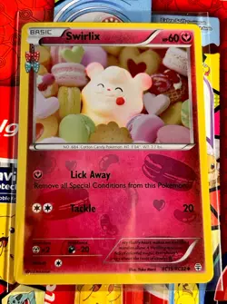 Swirlix RC19/RC32 Holo Yuka Morii Clay Art Generations Pokemon TCG NM Condition - Image 1