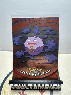 Koffing [Foil] #109 - Pokemon 2000 Topps TV Animation Blue Logo (LP) - Image 1
