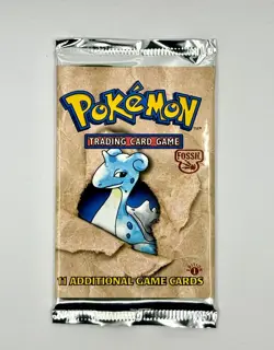 21.50 g 1st Edition Fossil Lapras Pokemon TCG Sealed Booster Pack VERY HEAVY - Image 2