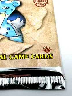 21.50 g 1st Edition Fossil Lapras Pokemon TCG Sealed Booster Pack VERY HEAVY - Image 3