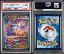 2025 POKEMON MEGA EVOLUTION SPECIAL ILLUSTRATION RARE MEGA LATIAS EX PSA 10 - Image 3