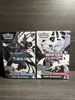 Pokemon TCG: Black Bolt and White Flare Booster Bundle | Lot Of 2 | Sealed - Image 1