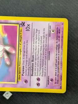 Mew 8 - Vintage WOTC Black Star Promo 2000 Non Holo Pokemon TCG MP - Image 5