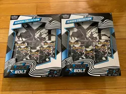 Pokemon TCG: Scarlet & Violet Black Bolt Binder Collection New Sealed 2-Pack - Image 1