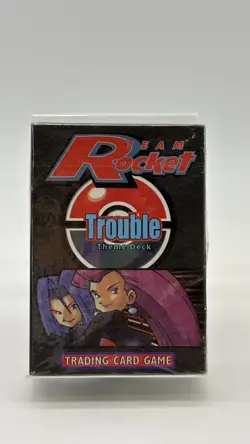 Pokemon VINTAGE TCG 1999 - Team Rocket Trouble Theme Deck - SEALED! - Image 1