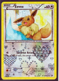 2013 EEVEE RC14RC25 Legendary Treasures Pokemon Radiant Collection - HOLO - Image 1