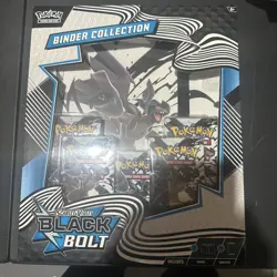 Pokemon Scarlet And Violet Black Bolt Binder Collection New Box - Image 1