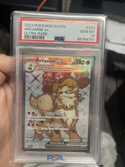 2023 POKEMON SVI EN-SCARLET & VIOLET ULTRA RARE #224 ARCANINE EX PSA 10 2023 - Image 3