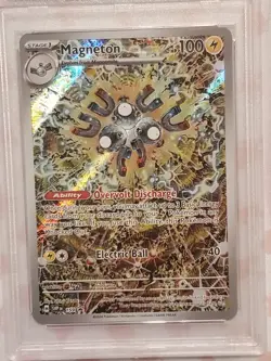 2024 POKEMON SVP EN-SV BLACK STAR PROMO #159 MAGNETON PSA 10 - Image 2