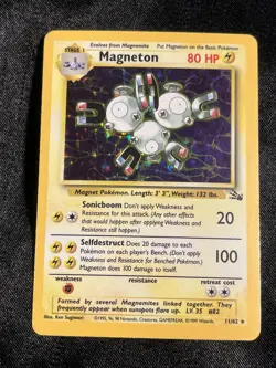 Magneton 11/62 Fossil Holo - Pokemon TCG - MP (A1) - Image 1