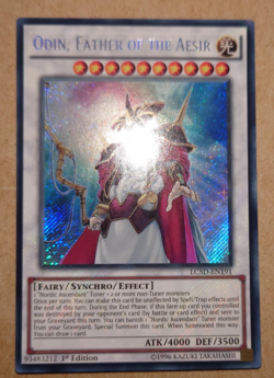 LC5D-EN191 Odin, Father of the Aesir Secret Rare 1st Edition YuGiOh TCG - Image 1