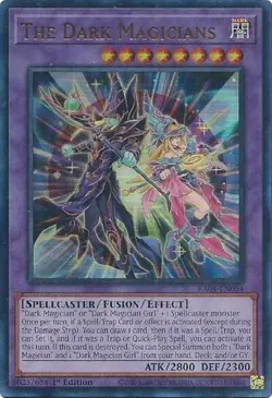 1x The Dark Magicians (UR) - 1st Editio NM Eng YuGiOh - Quarter Century Stampede - Image 1