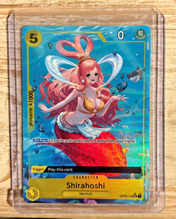 Shirahoshi OP03-116 UC (Alt Art) One Piece TCG FULL ART NM/ ENG - Image 1