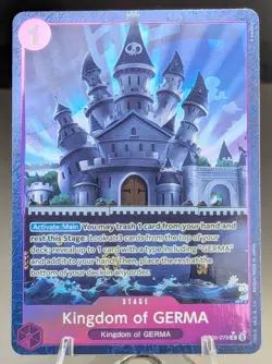 One Piece TCG Kingdom of GERMA OP06-079 Alternate Art the Best Set PRB01 NM - Image 1