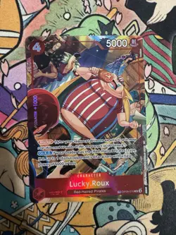 One Piece Lucky.Roux Foil TR OP09-015 a Fist of Divine Speed - Image 1