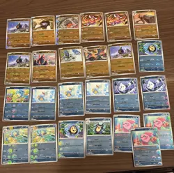 94x Black Bolt White Flare Pokeball Reverse Holo Pokemon Card Lot - Image 2