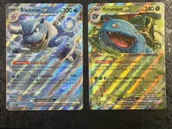 Pokemon Blastoise Ex-Venusaur Ex-Squirtle-Bulbasaur Cards (Set of 4) - Image 2