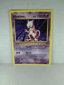 Pokemon TCG Mewtwo Non-Holo Card 51/108 Evolutions - Image 1