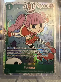 One Piece CCG Perona OP12-034 Super Rare Legacy of The Master Foil Card Mint - Image 2