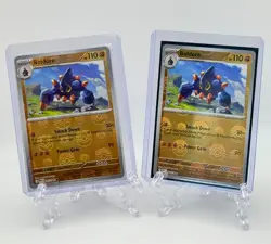 Pokemon TCG Boldore (MASTER BALL) 047/086 White Flare Holo NM (PLUS BONUS CARD) - Image 1