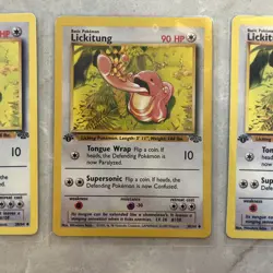 Pokemon TCG - First Edition 1st Lickitung 38/64 Jungle Regular - Lot of 3 cards - Image 4