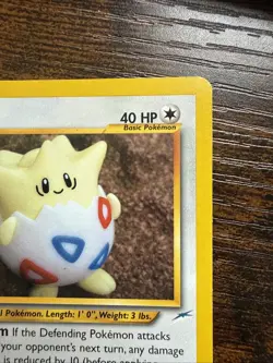 Pokemon TCG Togepi Card 56/105 Neo Destiny LP - Image 5