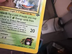 Pokemon TCG Erika's Venusaur Gym Challenge Holo Card 4/132 - Image 4