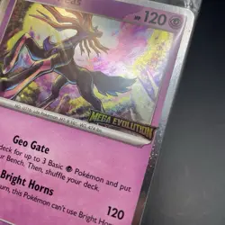 Sealed Pokemon Mega Evolutions Xerneas 064/132 Stamped Promo Card - Image 2