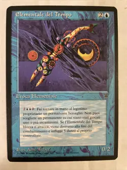 TIME ELEMENTAL LEGENDS -Italian- NM/LP (Elementale Del Tempo) - Image 1