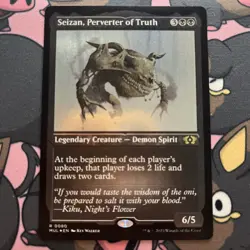 Seizan, Perverter of Truth - Foil Etched MUL NM MTG - Image 1