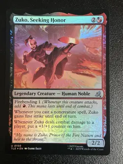 Zuko, Seeking Honor (Foil) Uncommon MTG Avatar Eternal - Image 1
