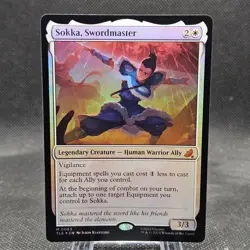 Sokka, Swordmaster Foil Avatar The Last Airbender MTG TLE #0083 - Image 1