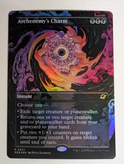MTG - Archenemy's Charm - EOE - R - Borderless Foil - 307 - Image 1