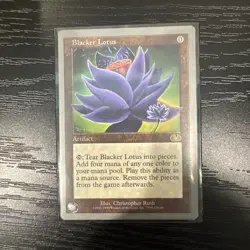 Blacker Lotus Unglued Regular MTG Magic the Gathering Free Shipping! - Image 1