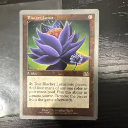 Blacker Lotus Unglued Regular MTG Magic the Gathering Free Shipping! - Image 3