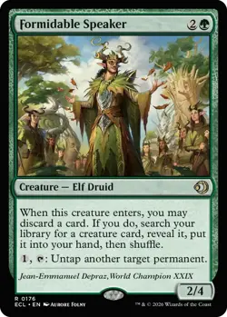 Formidable Speaker x1 MTG Magic the Gathering - Lorwyn Eclipsed - Image 1