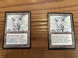 MTG - Glacial Chasm x2 - Ice Age - Land - NR - Image 1