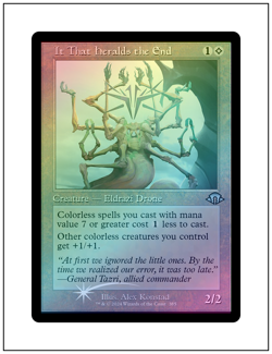 1x It That Heralds The End, Retro Frame Foil, Magic the Gathering MTG NM - Image 1