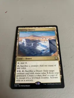 Lazotep Quarry Commander: Modern Horizons 3 Non-Foil MTG NM - Image 1