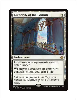 1x Authority of the Consuls, Magic the Gathering MTG NM - Image 1